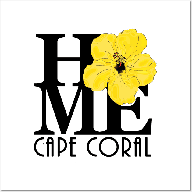 HOME Cape Coral Yellow Hibiscus Wall Art by HomeBornLoveFlorida